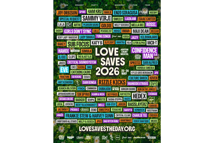 Love Saves the Day 2026 lineup